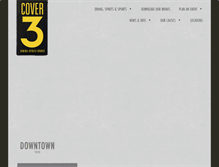 Tablet Screenshot of cover-3.com